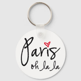 Paris oh la la sleutelhanger