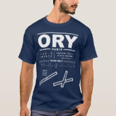 Paris Orly Airport ORY T-Shirt (Voorkant)