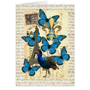 Paris, paon et papillons