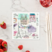 Paris Paper Napkins Servet (Insitu)