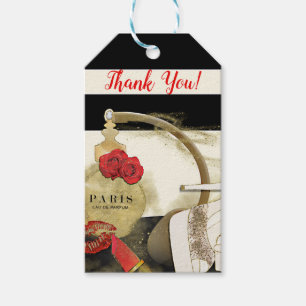 Paris Parfum Parfum Rozen Hoge Hakken & Lippenstif Cadeaulabel