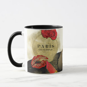 Paris Parfum Parfum Rozen Hoge Hakken & Lippenstif Mok