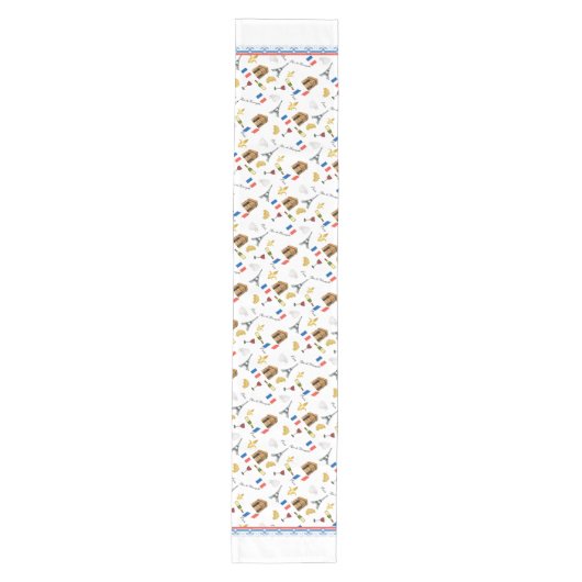 Paris Pattern Medium Tafelloper (Voorkant)