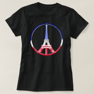 Paris Peace Eiffel Tower T-shirt