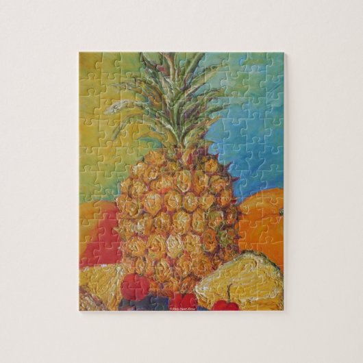Paris' Pineapple Jigzaag Puzzle Legpuzzel (Verticaal)
