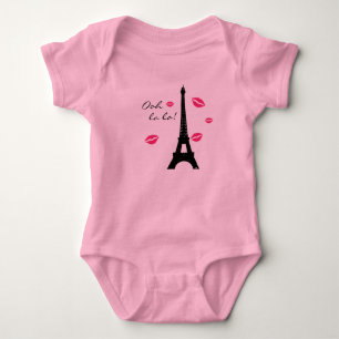 Paris Pink Kisses TuTu Bodysuit
