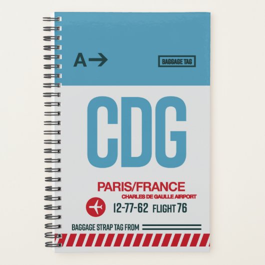 Paris - Planificateur de voyage 2026 (Devant)