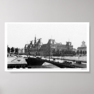 Paris Pont Bridge -  Poster