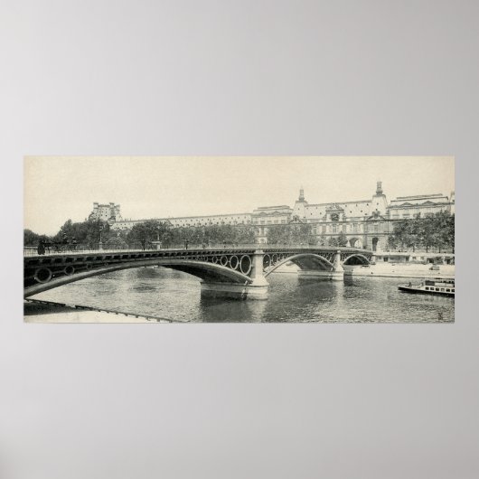 Paris Pont Bridge Poster (Voorkant)