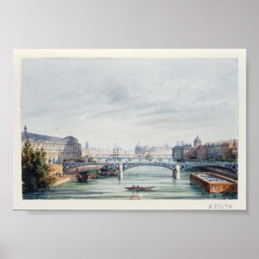 Paris Pont Bridge Poster (Voorkant)