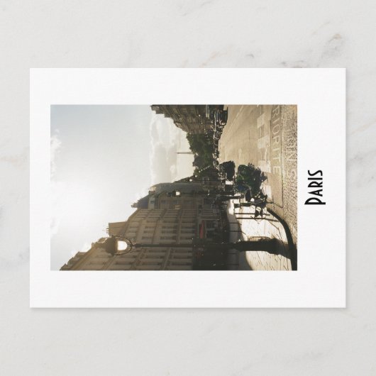 Paris Postcard Briefkaart (Voorkant)