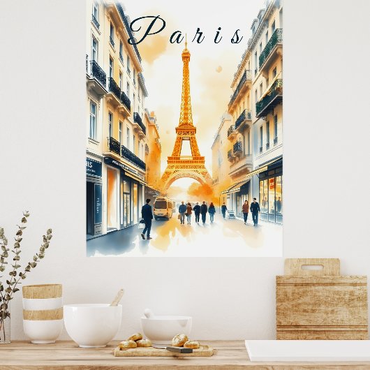 Paris Poster (Keuken)