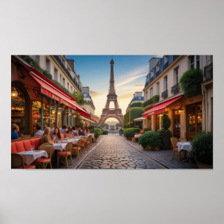 Paris - Poster de la ville de l'amour