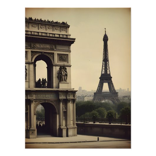 Paris poster vintage (Devant)