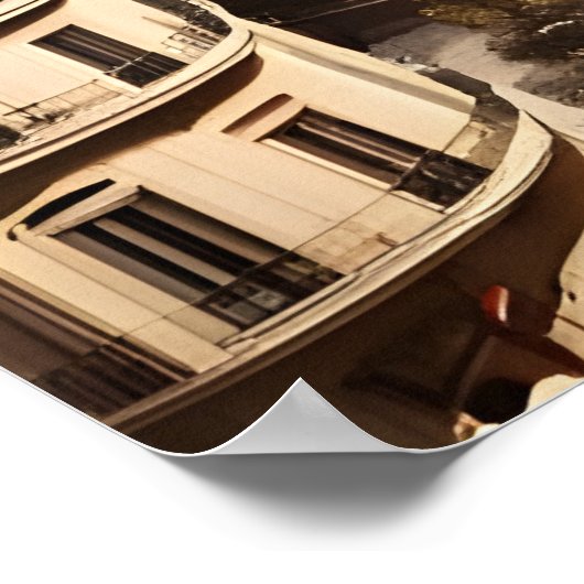 Paris poster vintage (Coin)