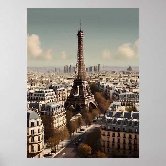 Paris poster vintage (Devant)