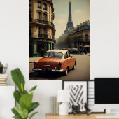 Paris poster vintage (Bureau à domicile)