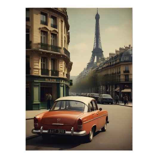 Paris poster vintage (Devant)