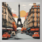 Paris poster vintage (Devant)