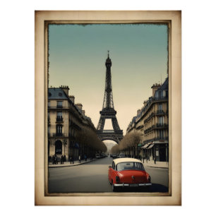 Paris poster vintage