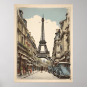 Paris poster vintage (Devant)