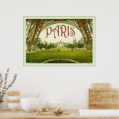 Paris ~ Poster Vintage voyage (Cuisine)