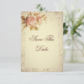  Paris Postmarks Chic Rozen 90th Save The Date (Staand voorkant)