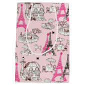 Paris Promenade Medium Cadeauzakje (Achterkant)
