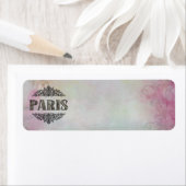 Paris Return Address Label (Insitu)