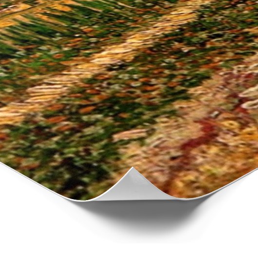 Paris Road with Peasant by Vincent van Gogh Poster (Hoek)