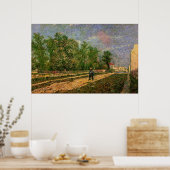 Paris Road with Peasant by Vincent van Gogh Poster (Keuken)