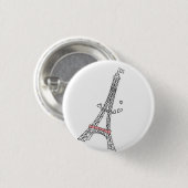 Paris Ronde Button 3,2 Cm (Voorkant /achterkant)