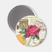 Paris Rose Magnet (Recto/Verso)