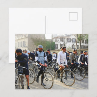 Paris-Roubaix wielerwedstrijd 1907 Kleur Redux Briefkaart