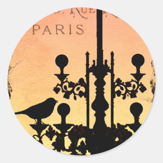 *PaRiS RoYaLe HaPy STiCKieS* Ronde Sticker (Voorkant)