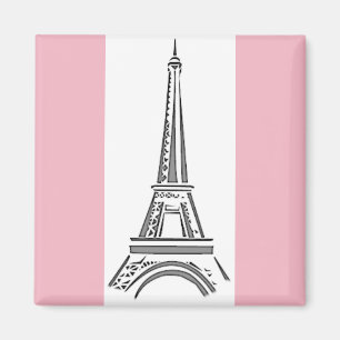 Paris Roze Eiffeltoren Thema magneet