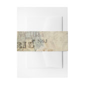 Paris Roze Rozen Elegant Bruiloft Uitnodigingen Wikkel (Voorkant Voorbeeld)