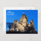 Paris - Sacré Coeur la carte postale de nuit (Devant / Derrière)