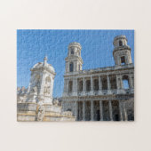 Paris Saint Sulpice vue église puzzle (Horizontal)