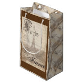 Paris Scenery Gift Bag Klein Cadeauzakje (Voorkant Gekanteld)