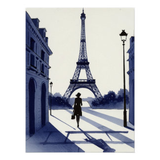 Paris schilderij perfect poster