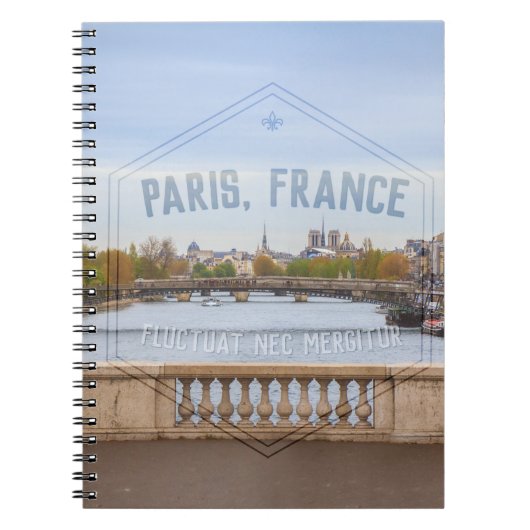 Paris serie 02 notebook notitieboek (Voorkant)