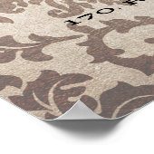 Paris  Shabby Chic Eiffel Tower Poster (Hoek)