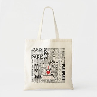 Paris Shopping Bag Tote Bag