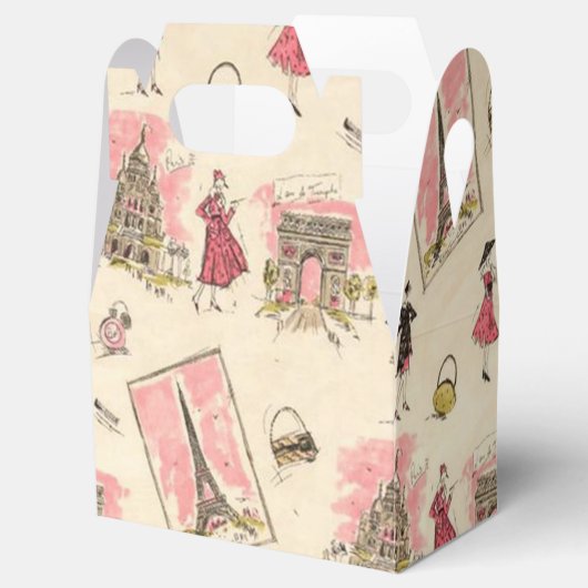 Paris Sights 2 Bedankdoosjes (Geopend)