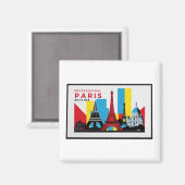 Paris Skyline 2 Magnet (Recto/Verso)