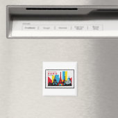 Paris Skyline 2 Magnet (In Situ (Lave-vaisselle))