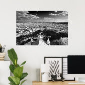 Paris Skyline (III) Poster (Thuiskantoor)