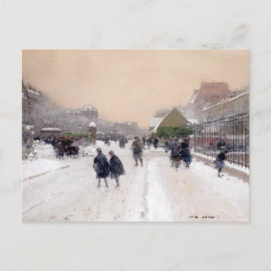 Paris sous la neige ~ Paris onder sneeuwBriefkaart Briefkaart
