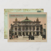 Paris Souvenier L'Paris Opera House Briefkaart (Voorkant / Achterkant)